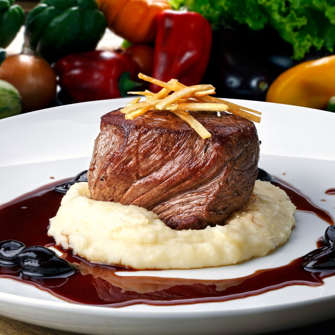 Chateaubriand flambé (meal for 2 people)